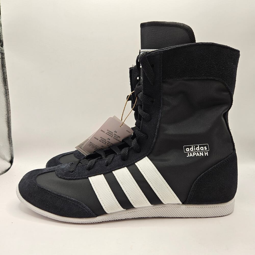 ADIDAS ORIGINALS WOMEN'S 9 JAPAN H CORE BLACK CLOUD METALLIC BOXING JR8122 NWOB - Picture 2 of 6